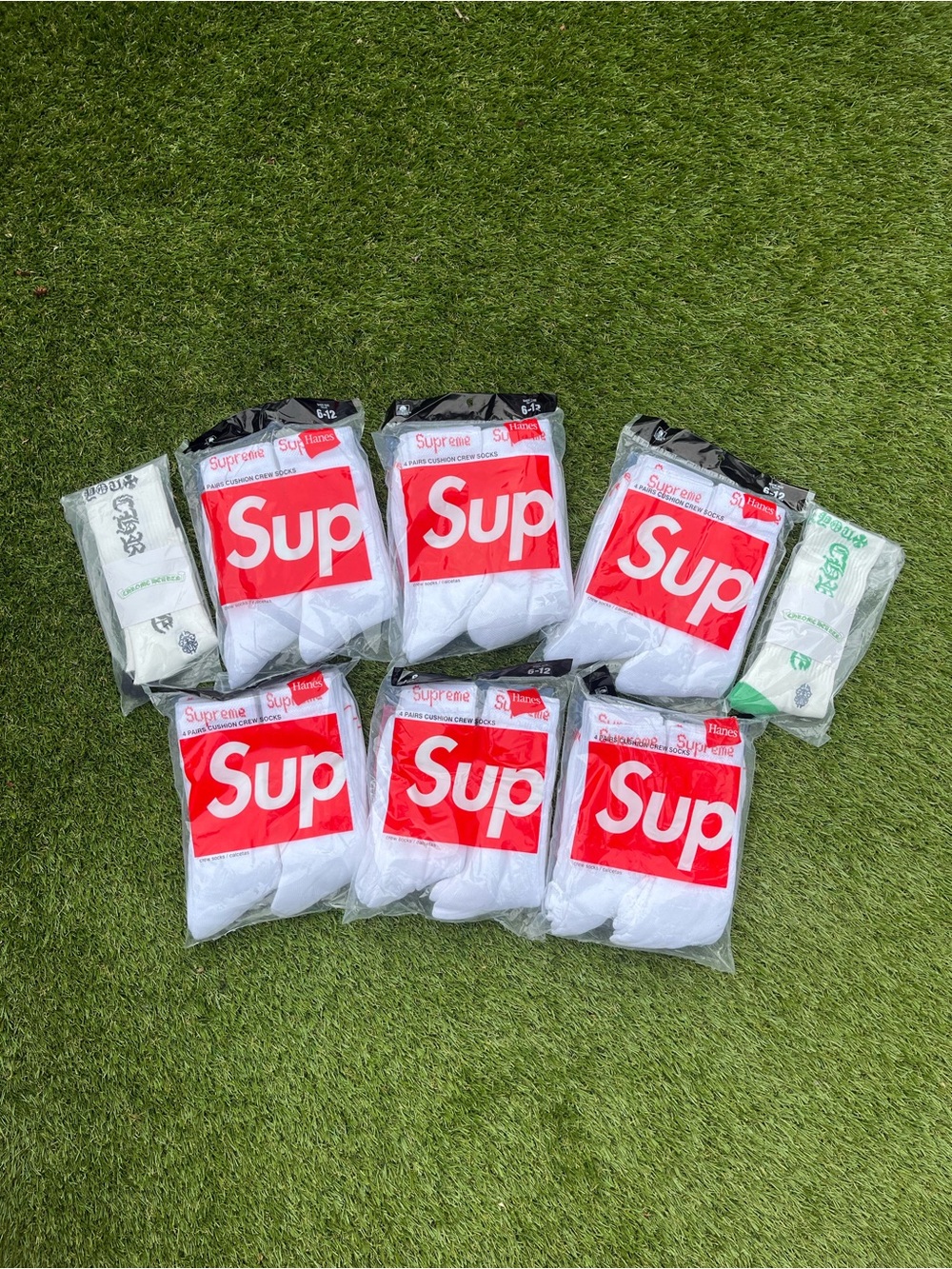 Supreme & Chrome Hearts Socks